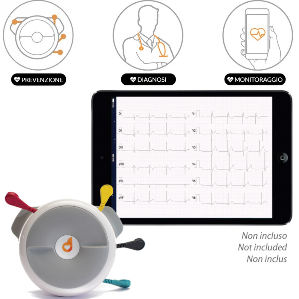 Electrocardiograf portabil D-Heart™ ECG 8-12 canale, ECG